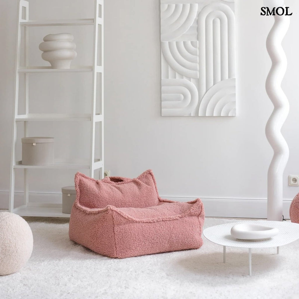 GUAVA PINK, gyerek babzsákfotel, 80x70x50 - smol.hu