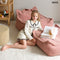 Kids Square Bean Bag Chair | GUAVA PINK