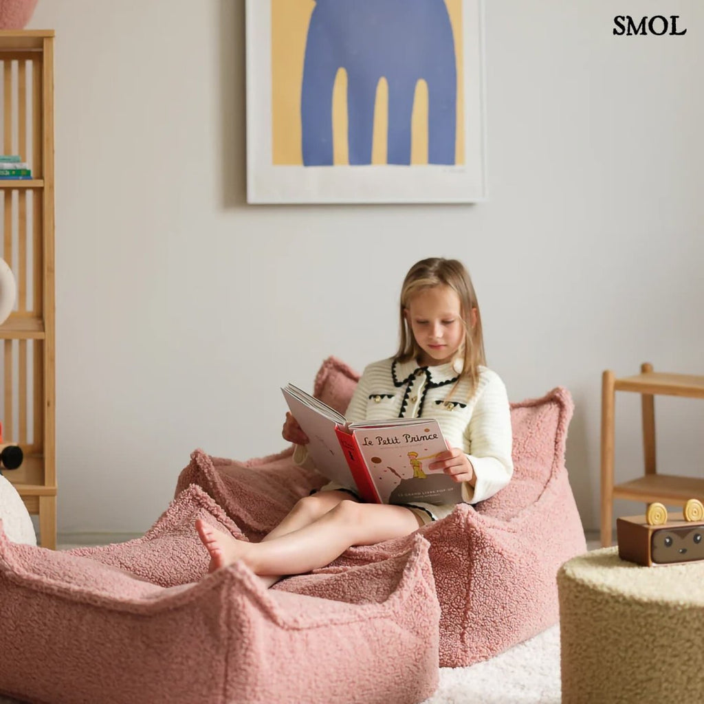 GUAVA PINK, gyerek babzsákfotel, 80x70x50 - smol.hu