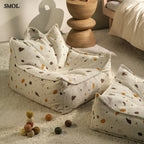 TERRAZZO MARBLE, gyerek babzsákfotel, 80x70x50 - smol.hu