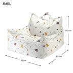 TERRAZZO MARBLE, gyerek babzsákfotel, 80x70x50 - smol.hu