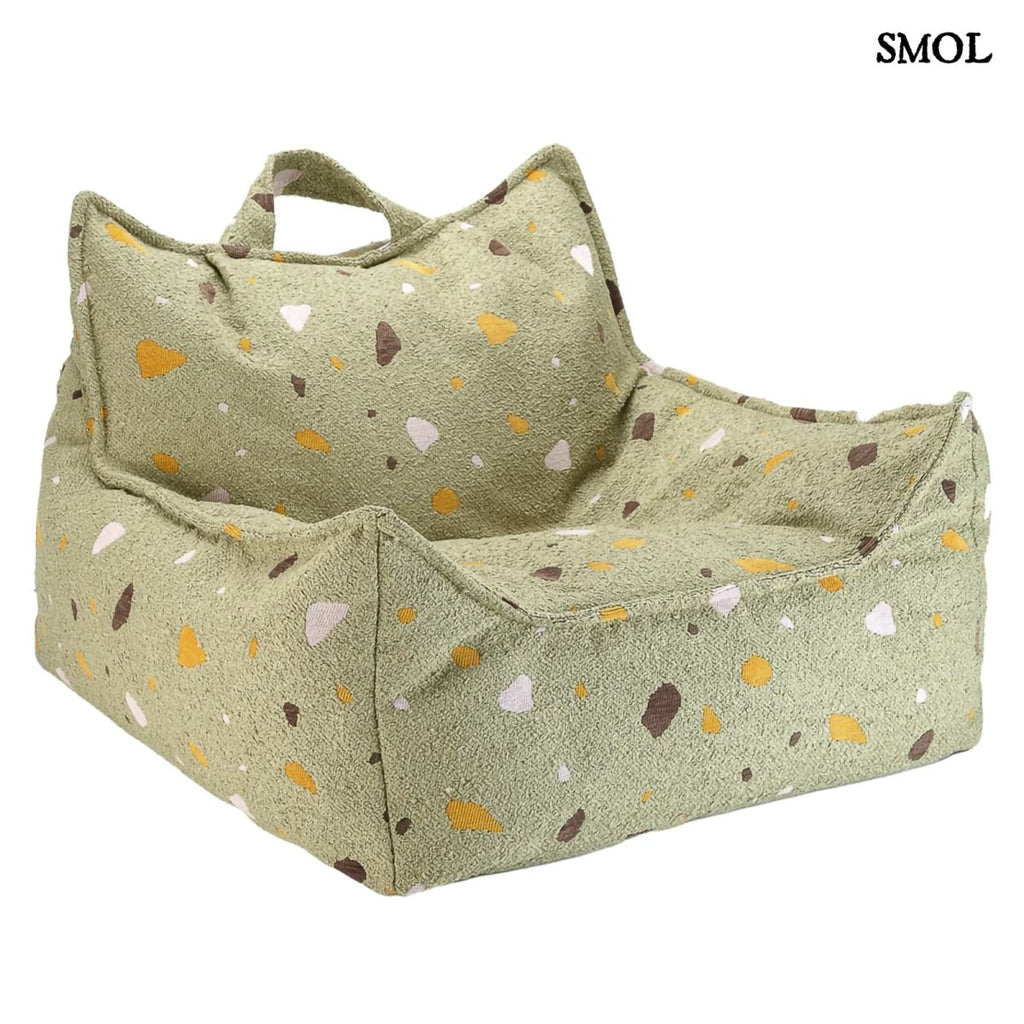 TERRAZZO MOSS, gyerek babzsákfotel, 80x70x50 - smol.hu