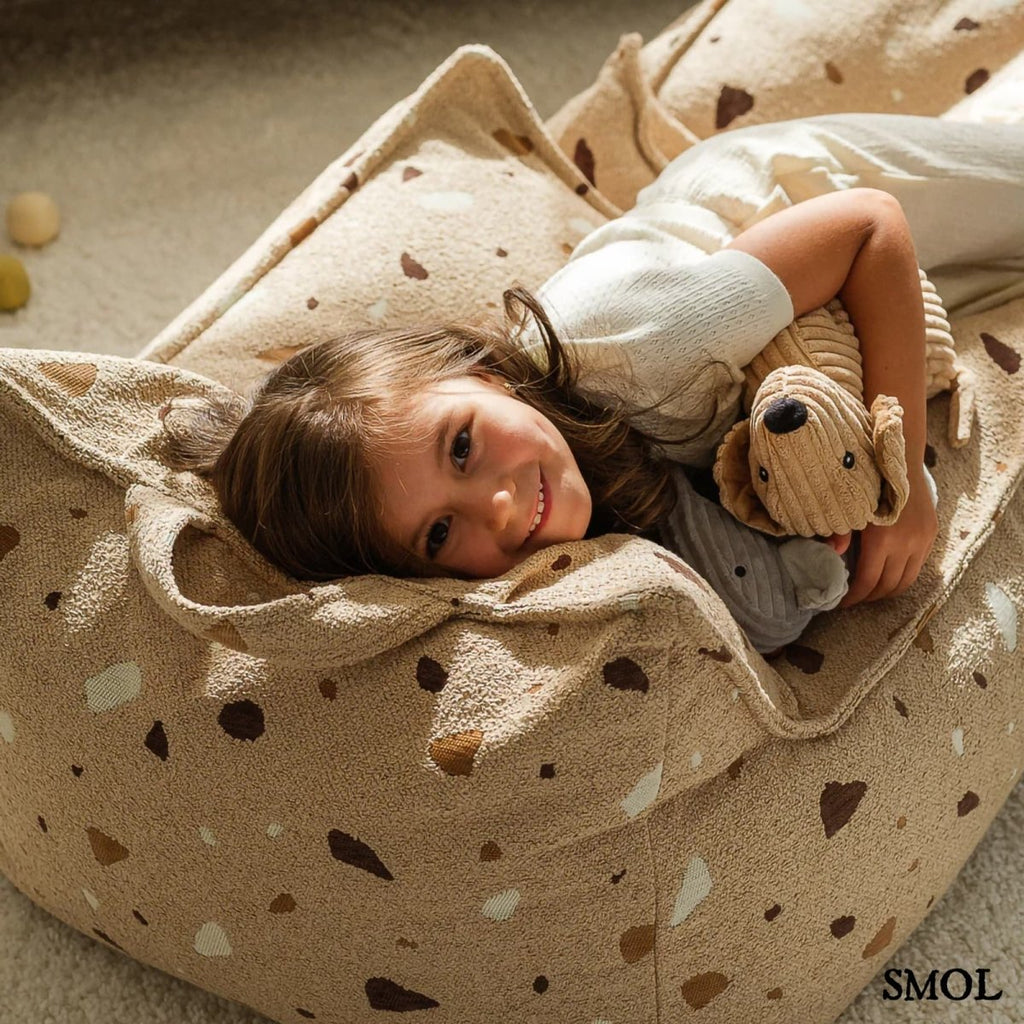 TERRAZZO SAND, gyerek babzsákfotel, 80x70x50 - smol.hu