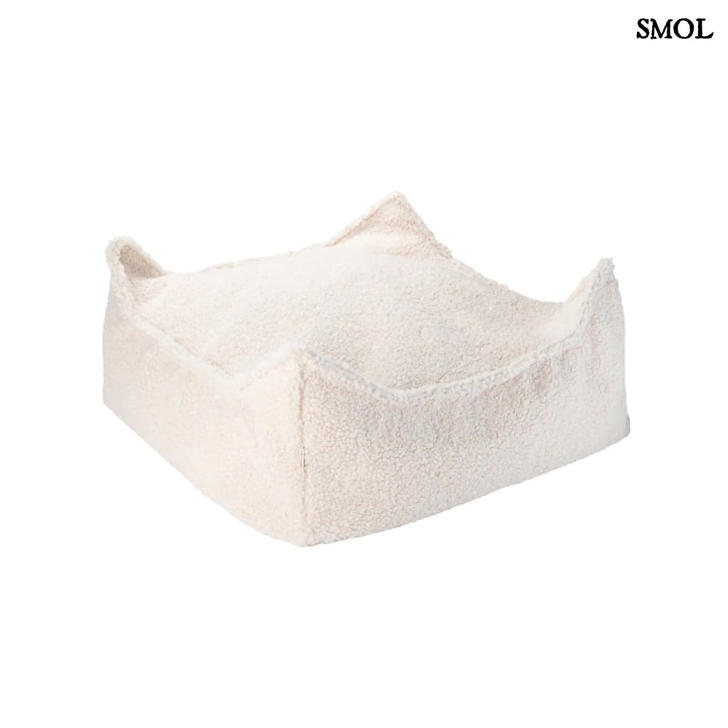 CREAM WHITE, gyerek puff, 60x60x20 - smol.hu