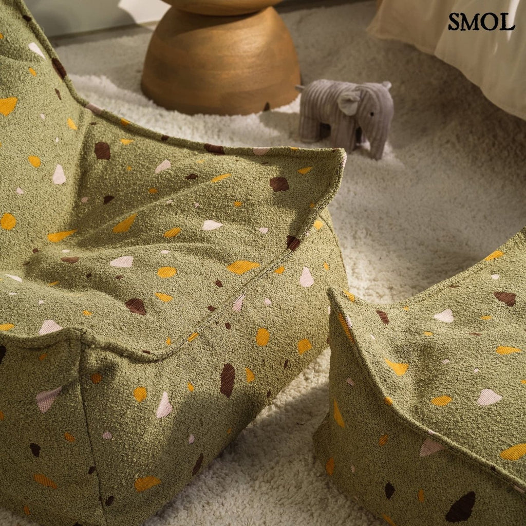 TERRAZZO MOSS, gyerek puff, 60x60x20 - smol.hu