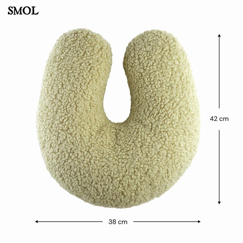 Gyerek U-párna | MATCHA, U-alakú gyerekpárna - SMOL - méretekkel