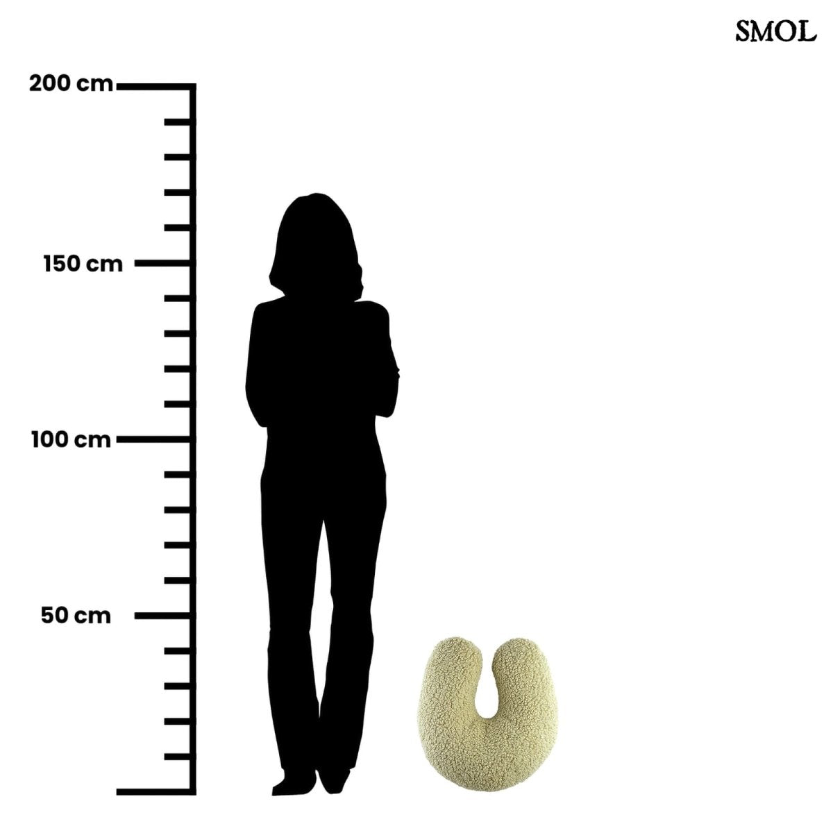 Gyerek U-párna | MATCHA, U-alakú gyerekpárna - SMOL - méretaráynosan