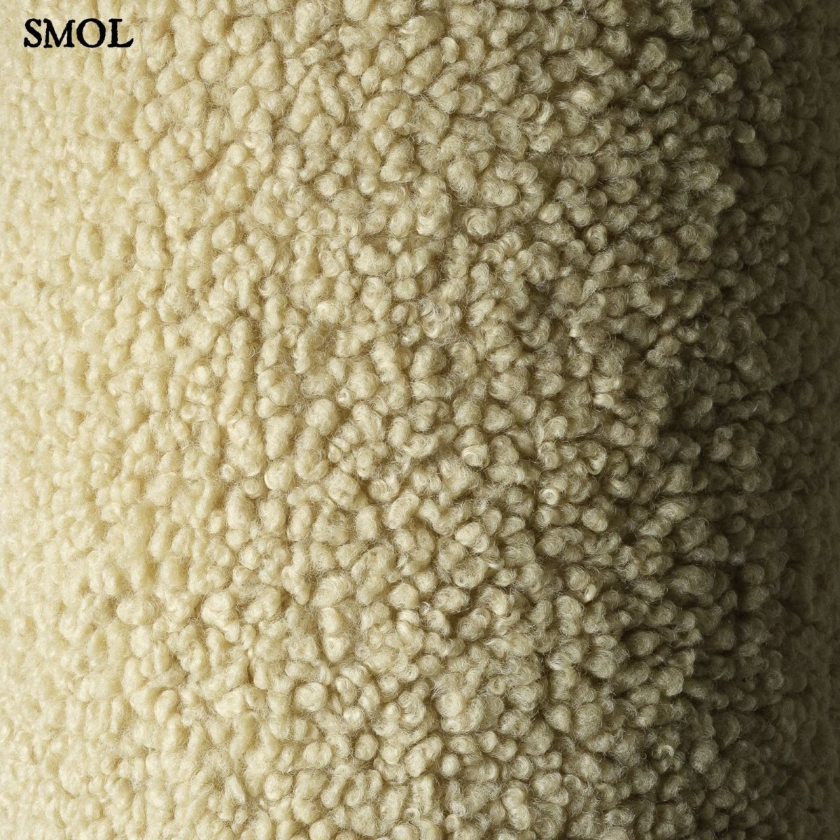 Gyerek U-párna | MATCHA, U-alakú gyerekpárna - SMOL - teddy anyag nagyítva