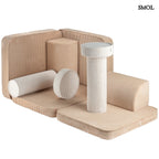 Gyerekkanapé, 9 részes | BROWN SUGAR - moduláris gyerekkanapé - SMOL -  elemek szétszedve