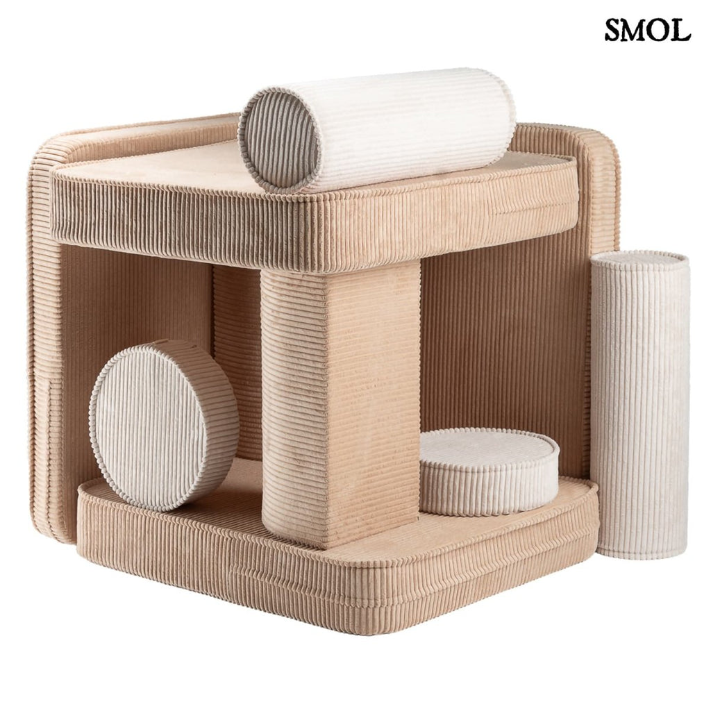 Gyerekkanapé, 9 részes | BROWN SUGAR - moduláris gyerekkanapé - SMOL - elemek építkezve