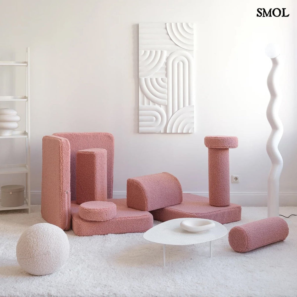 Gyerekkanapé, 9 részes, moduláris | GUAVA - SMOL - elemeire szedve