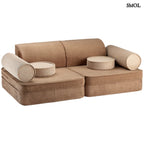 Gyerekkanapé, 9 részes, moduláris | TOFFEE - SMOL - fehér háttérrel