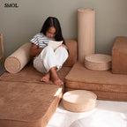 Gyerekkanapé, 9 részes, moduláris | TOFFEE - SMOL - író gyerekkel