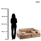 Gyerekkanapé, 9 részes, moduláris | TOFFEE - SMOL - méretarányosan