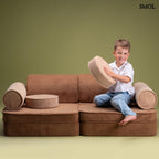 Gyerekkanapé, 9 részes, moduláris | TOFFEE - SMOL - boldog gyerekkel