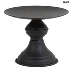 Gyertyatartó - fekete, fém, 12,5cm | RIA - smol.hu - fehér háttérrel