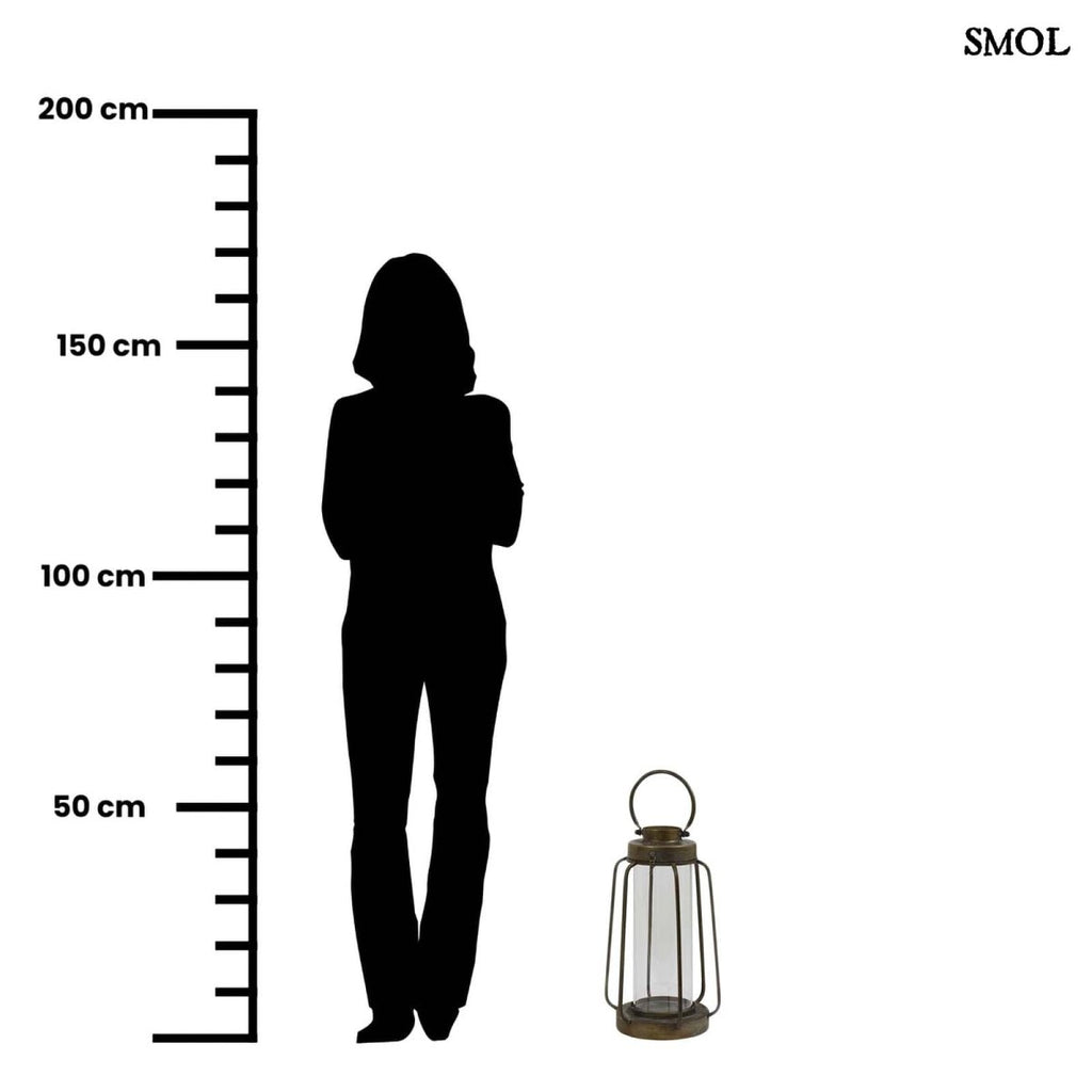 Gyertyatartó - fém, 44 cm | RODRIGO - smol.hu - méretarányosan