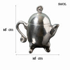 smol.hu -PIPPIN, fém, teáskanna alakú gyertyatartó, 16 cm méretekkel