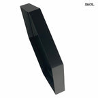 Falitükör - fekete, fém, hatszögű, 58cm | STELLA - smol.hu - oldalról