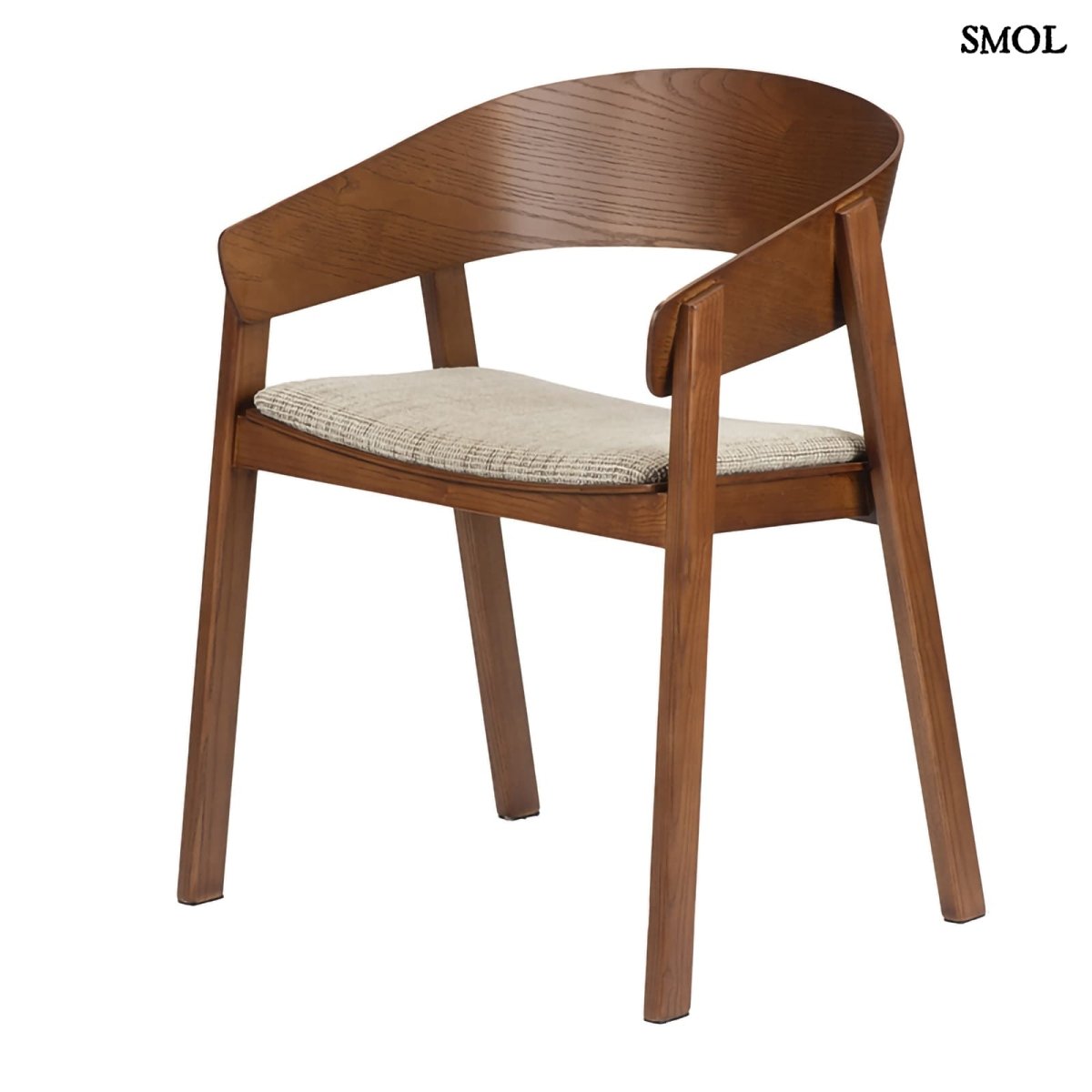 Japán Stílusú Fa Karosszék szett, barna | EDO - SMOL