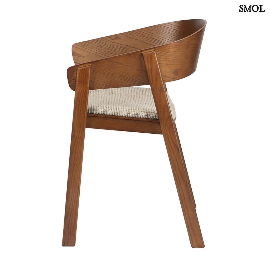 Japán Stílusú Fa Karosszék szett, barna | EDO - SMOL