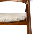 Japán Stílusú Fa Karosszék szett, barna | EDO - SMOL