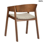 Japán Stílusú Fa Karosszék szett, barna | EDO - SMOL