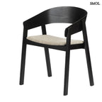 Japán Stílusú Fa Karosszék szett, fekete | EDO - SMOL