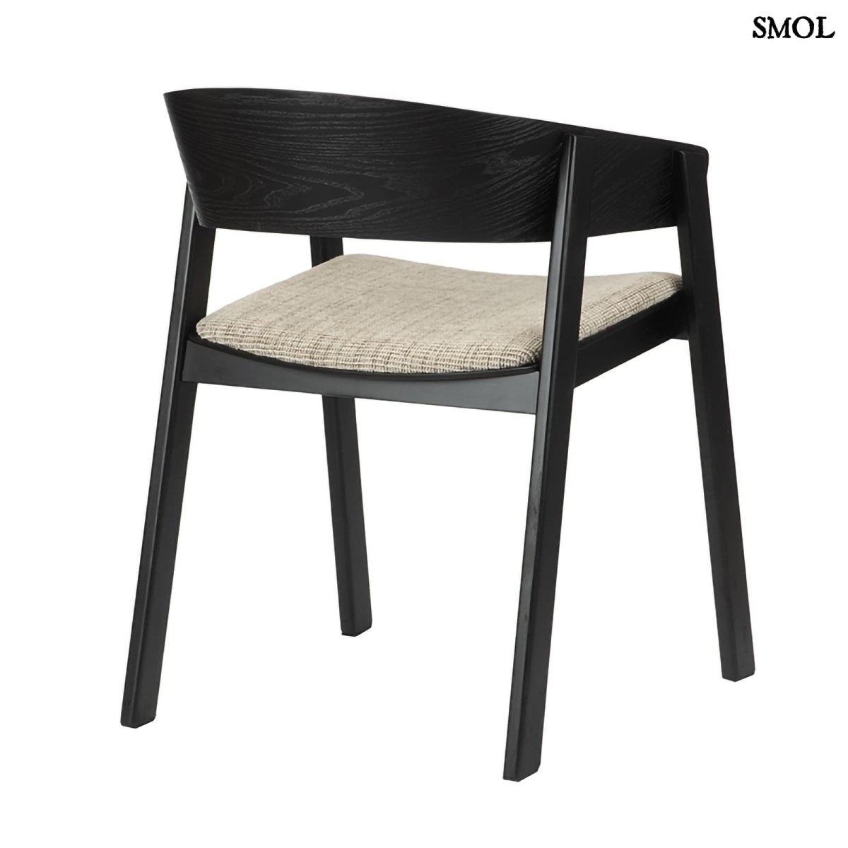 Japán Stílusú Fa Karosszék szett, fekete | EDO - SMOL