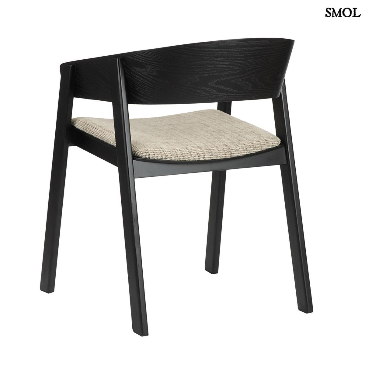 Japán Stílusú Fa Karosszék szett, fekete | EDO - SMOL