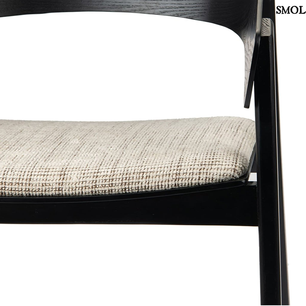 Japán Stílusú Fa Karosszék szett, fekete | EDO - SMOL