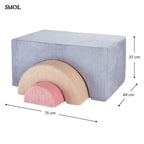 Játékszett - moduláris, 3 részes | BLUEBERRY | SMOL - méretekkel