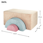 Játékszett - moduláris 3 részes, BROWN SUGAR | SMOL - méretekkel