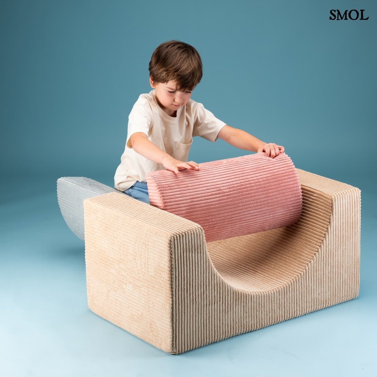 Játékszett - moduláris 3 részes, BROWN SUGAR | SMOL -építkező gyerek