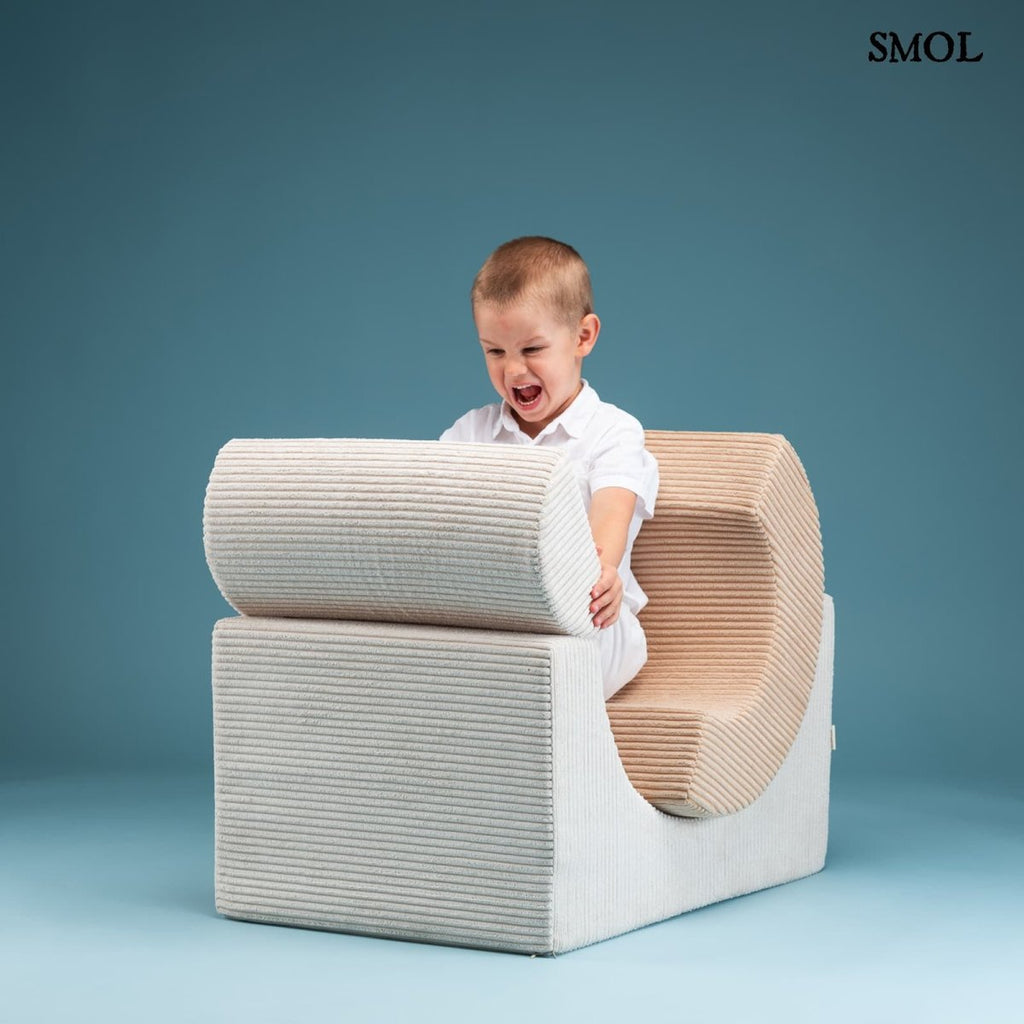 Játékszett - moduláris, 3 részes | MARSHMALLOW | SMOL - elemekkel buszozó kisgyerek