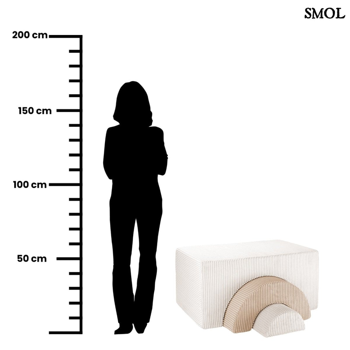 Játékszett - moduláris, 3 részes | MARSHMALLOW | SMOL - méretarányosan