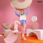 Játékszett - moduláris, 3 részes  | PINK MOUSSE | SMOL - feje felett tartó gyerek