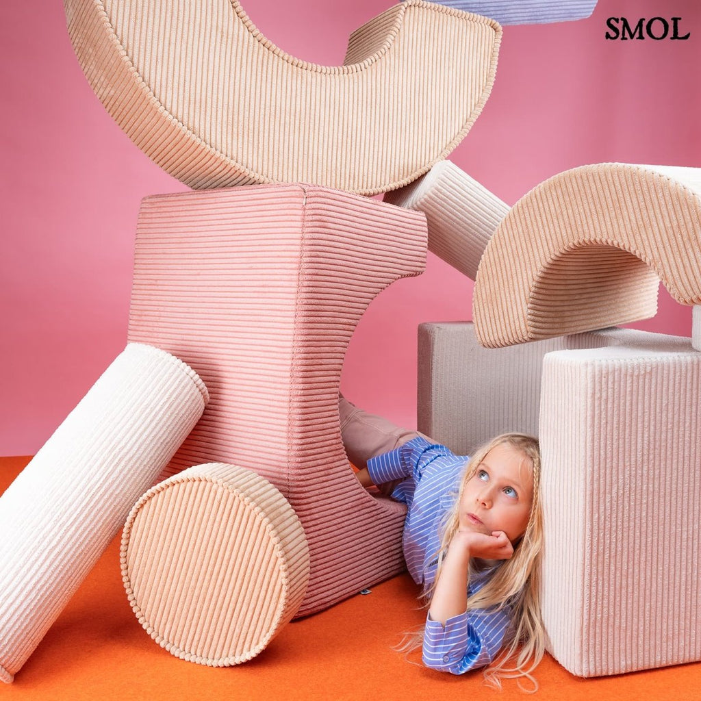 Játékszett - moduláris, 3 részes  | PINK MOUSSE | SMOL - elemek között gyerekkel