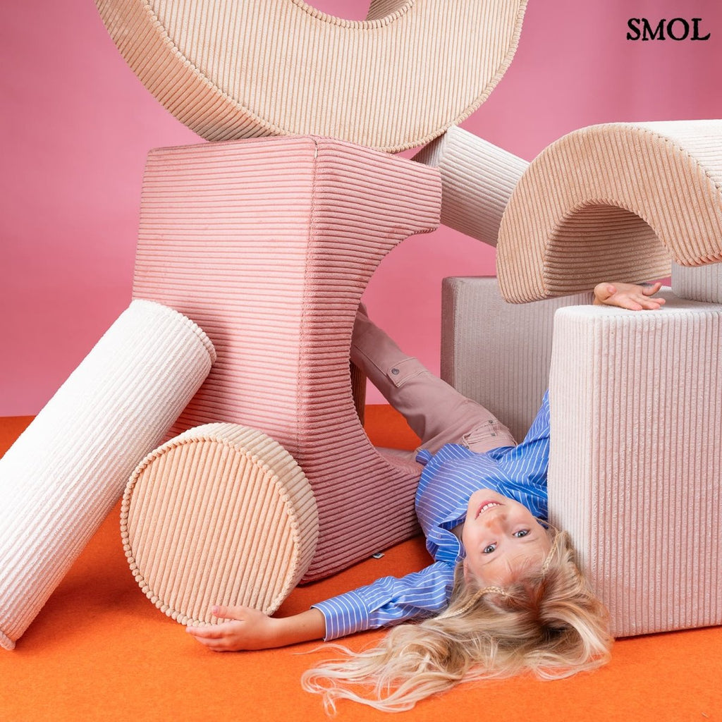 Játékszett - moduláris, 3 részes  | PINK MOUSSE | SMOL - elemekkel játszó gyerek