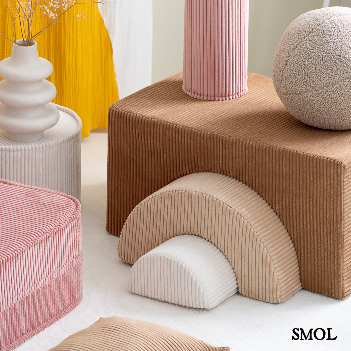 Játékszett - moduláris, 3 részes | TOFFEE | SMOL - kiegészítő termékekkel, nagyítva