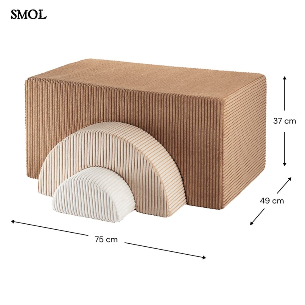 Játékszett - moduláris, 3 részes | TOFFEE | SMOL - méretekkel