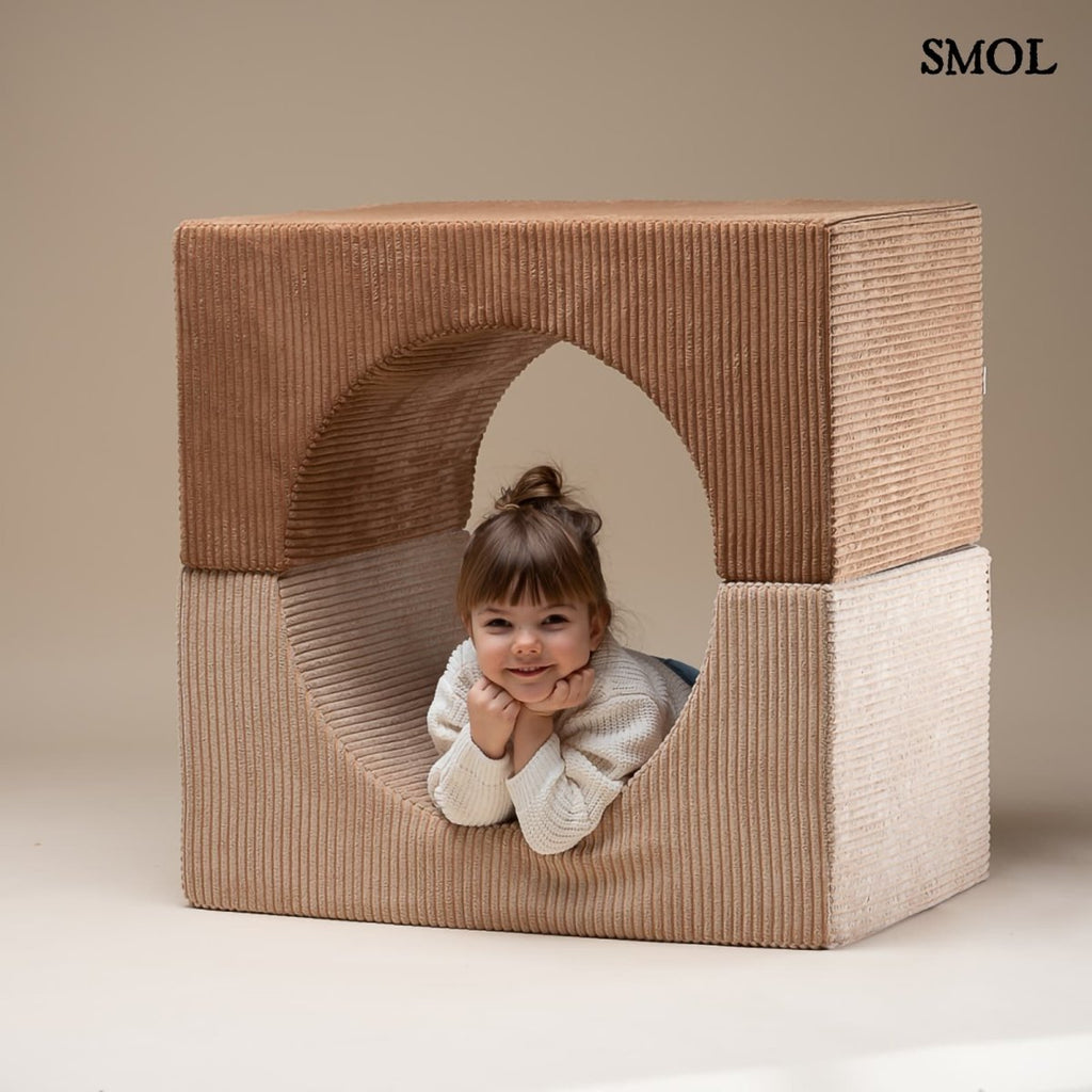 Játékszett - moduláris, 3 részes | TOFFEE | SMOL - alagutat építő gyerekkel