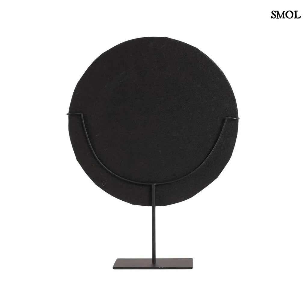 kagyló dekoráció állvánnyal, natúr fehér színben hátulról