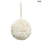 Kagyló függődísz – fehér, kerek, L | BUBBLE SHELL