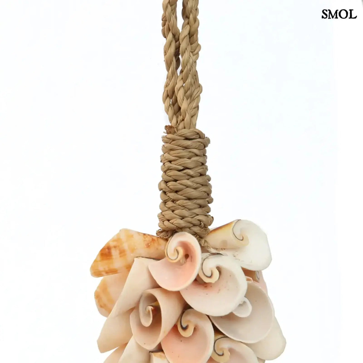 Kagylós Boho Függődísz - rózsaszín | SHELL COTTON - SMOL