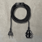 Kapcsolós lámpakábel - fekete | FITTING - SMOL