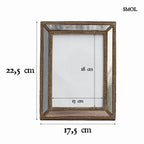 smol.hu -GLEAM, képkeret tükör szélekkel, 22,5 cm méretekkel