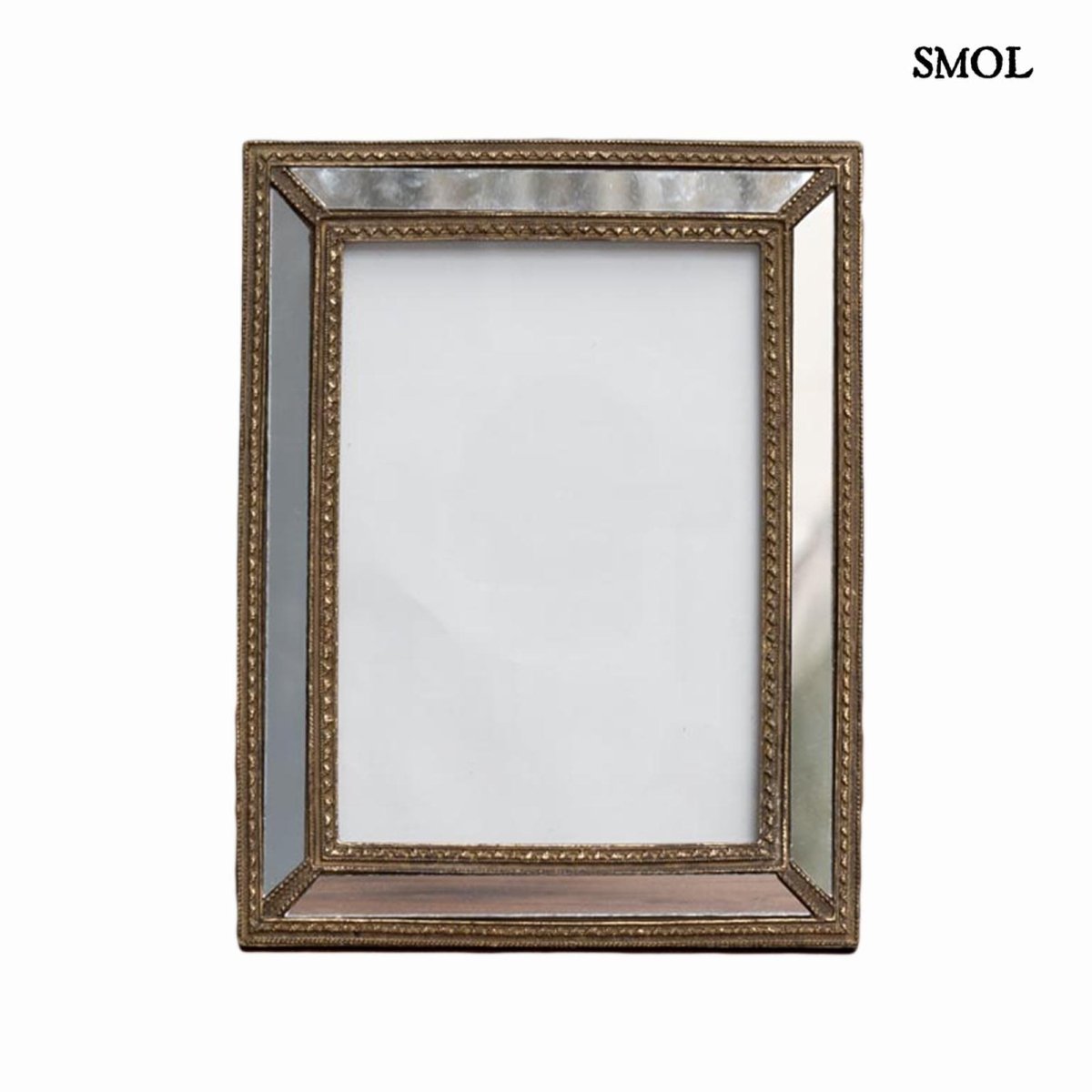 Képkeret - asztali, tükör kerettel, 22,5 cm | GLEAM