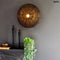 Round Rattan Wall Lamp – Black | ALER 