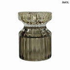 Mécsestartó és gyertyatartó - üveg, 10 cm  | PIPPA - smol.hu - gyertyatartónak fordítva